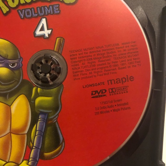 Teenage Mutant Ninja Turtles - Original Series Season 4 (DVD) 12 episodes - Picture 3 of 12